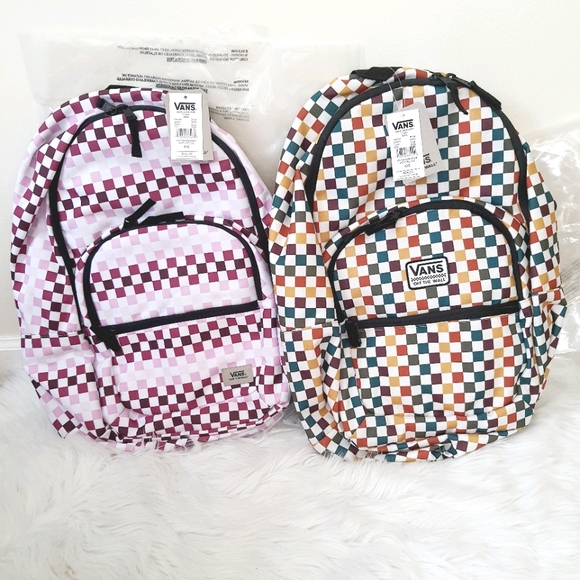 Vans Handbags - VANS MOTIVEE 3-B BACKPACK CHECKERBOARD